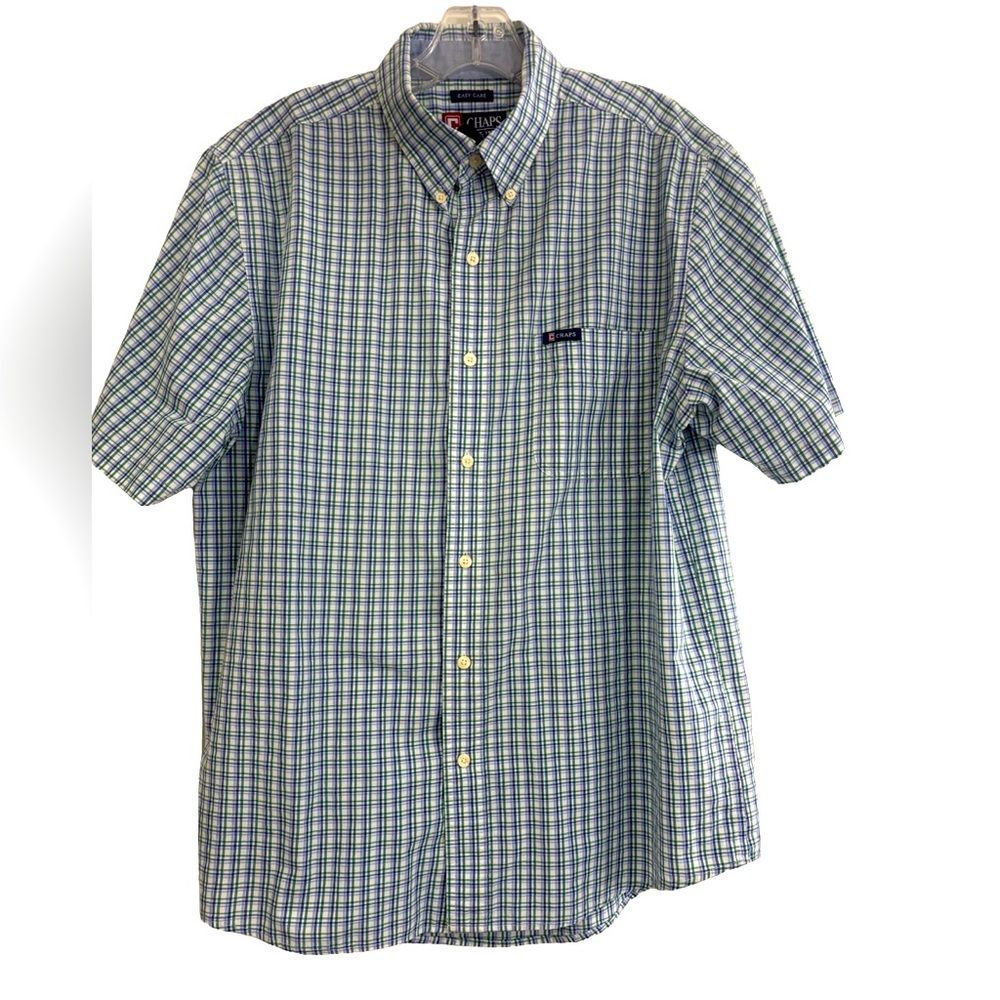 Mens Chaps Short Sleeve Button Down
